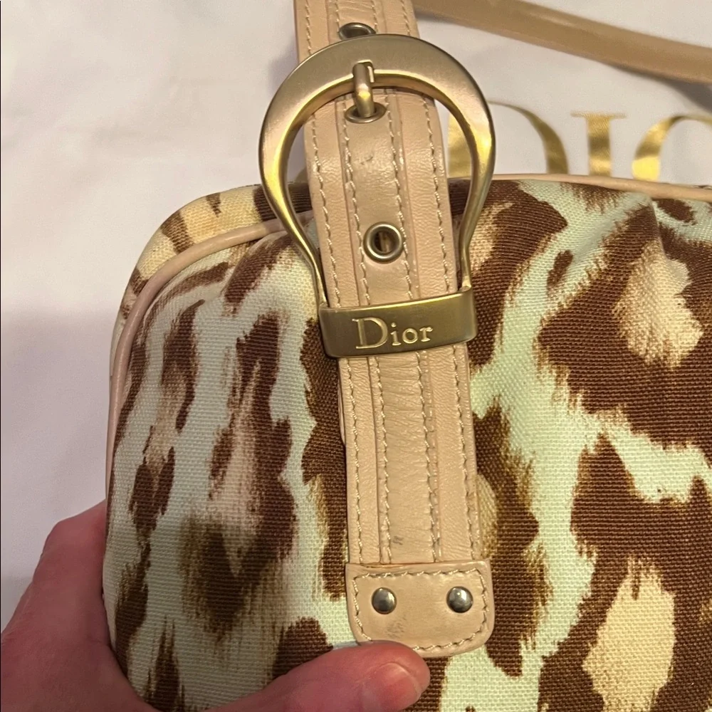 ABSOLUTELY GORGEOUS💕EXCELLENT CONDITION💕VINTAGE CHRISTIAN DIOR LEOPARD BAG💗💗💗 - Picture 9 of 17